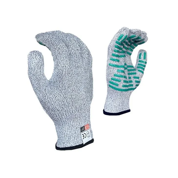 Cut Resistant Silicone Palm Coated Glove